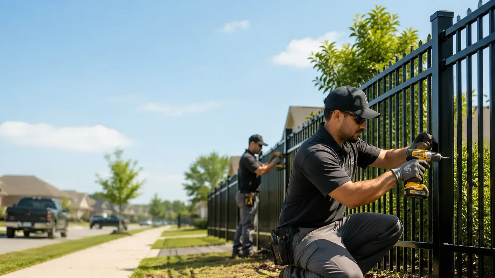 Metal Fence Installation in Westphalia, MI